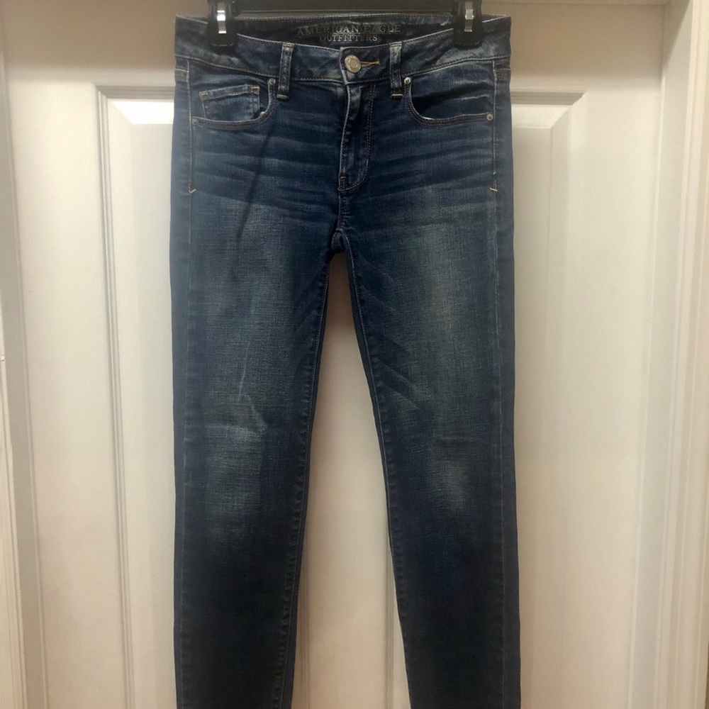 AMERICAN EAGLE super stretch skinny ankle jeans